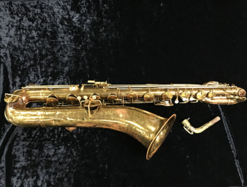 Original Lacquer King Zephyr Bari Sax - Project Repair or Parts Horn - Serial # 356271